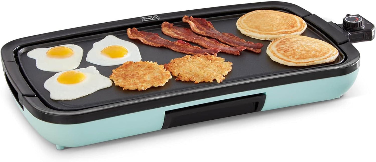 DASH Electric Cooking Griddle – Easy-Clean Nonstick Plate for Home Kitchen