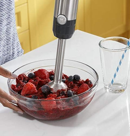 GE Premium Immersion Blender – Multifunction Hand Blender System for Mixing, Blending and Whisking with Easy-Clean Design