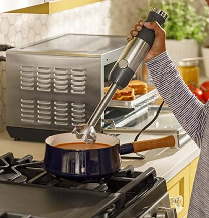 GE Premium Immersion Blender – Multifunction Hand Blender System for Mixing, Blending and Whisking with Easy-Clean Design