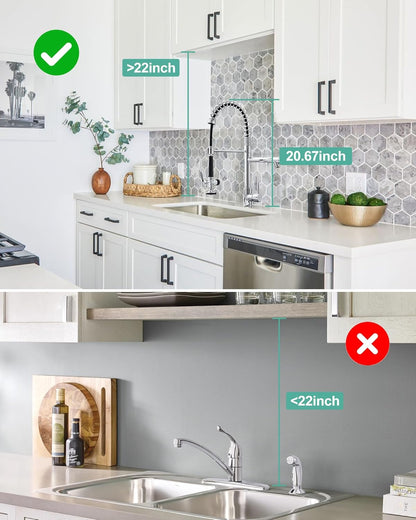 Commercial Chrome Pull-Down Kitchen Faucet with Sprayer and Single Handle
