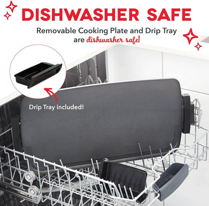 DASH Electric Cooking Griddle – Easy-Clean Nonstick Plate for Home Kitchen