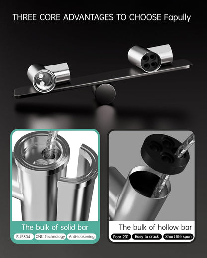 Commercial Chrome Pull-Down Kitchen Faucet with Sprayer and Single Handle